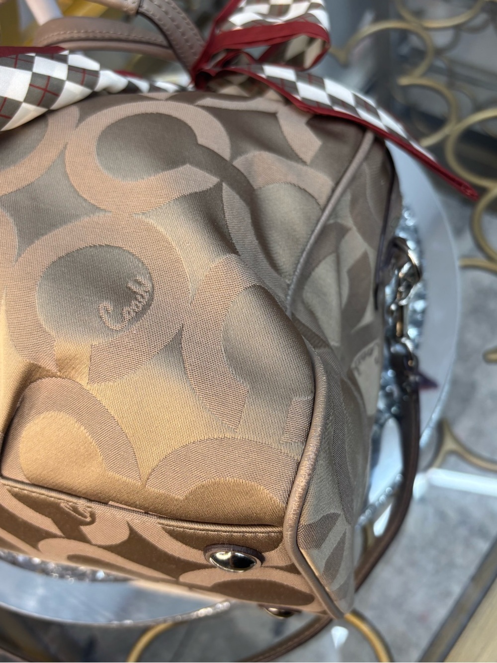 Coach 2013 Taylor Op Art Satchel EUC - Picture 12 of 14